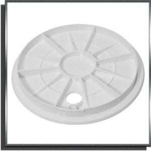 COUVERCLE DE CADRE A SCELLER AQUAVERA LES 2 BLANC - 40061042